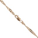9ct Yellow Gold Twist Chain 18"