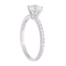 18ct White Gold 1.00ct Diamond Solitaire Ring