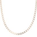 9ct Yellow Gold Square Curb Chain 22"