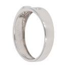 18ct White Gold Cubic Zirconia Buckle Style Ring