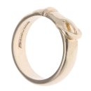 9ct Yellow Gold Plain Buckle Ring