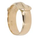 18ct Yellow Gold 0.10ct Diamond Buckle Ring