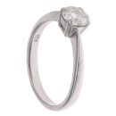 18ct White Gold 0.75ct Brilliant Cut Diamond Solitaire Ring
