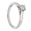 9ct White Gold 0.37ct Diamond Solitaire Ring