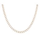 9ct Yellow Gold Square Curb Chain 20"