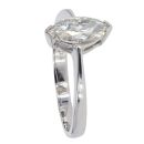 18ct White Gold Marquise Cut 1.06ct Diamond Solitaire Ring