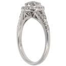 9ct White Gold 0.50ct Diamond Cluster Ring