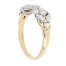 18ct Yellow Gold 1.50ct Brilliant and Marquise Cut Diamond Fancy Ring