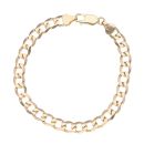 9ct Yellow Gold Curb Bracelet 7.5"