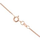 18ct Rose Gold 0.45ct Brilliant Cut Diamond Horseshoe Pendant And Chain 16"