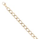 9ct Yellow Gold Curb Bracelet 7.5"