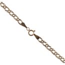 9ct Yellow Gold Double Curb Chain 18"