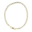9ct Yellow Gold Anchor 7.5" Bracelet