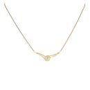 18ct Yellow Gold 0.05ct Diamond Fancy Chain 16"