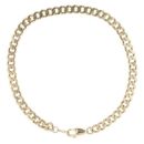 9ct Yellow Gold Curb Bracelet 8"