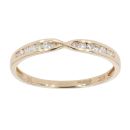 9ct Yellow Gold Diamond Eternity Ring by Anya Belle