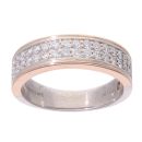 Vera Wang 18ct White And Rose Gold 0.95ct Diamond Fancy Ring