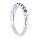 9ct White Gold Sapphire Eternity Ring
