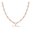 9ct Rose Gold Albert T-Bar Chain 16"