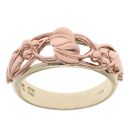 9ct Yellow And Rose Gold Tree Of Life Clogau Ring