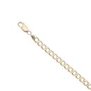 9ct Yellow Gold Curb Bracelet 8"