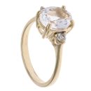 9ct Yellow Gold Cubic Zirconia Single Stone Ring