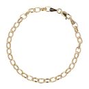 9ct Yellow Gold Belcher Bracelet 7"