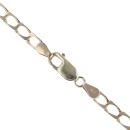 9ct Yellow Gold Square Curb Chain 20"