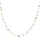9ct Yellow Gold Square Curb Chain 26"