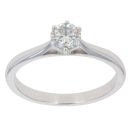 Platinum 0.50ct Diamond Solitaire Ring