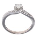 9ct White Gold 0.25ct Diamond Solitaire Ring