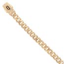 14ct Yellow Gold Monaco Classic Flex Lock Curb Bracelet 6.5"