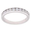 18ct White Gold 0.50ct Brilliant Cut Diamond Eternity Ring