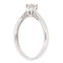 9ct White Gold 0.25ct Brilliant Cut Diamond Solitaire Ring