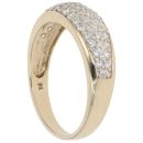 9ct Yellow Gold Cubic Zirconia Ring