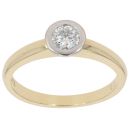 18ct Yellow Gold 0.35ct Brilliant Cut Diamond Solitaire Ring