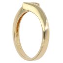 18ct Yellow Gold 0.25ct Princess Cut Diamond Cluster Ring