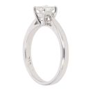 18ct White Gold 0.40ct Princess Cut Diamond Solitaire Ring