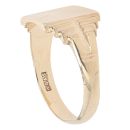 9ct Yellow Gold Patterned Signet Ring