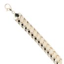 14ct Yellow Gold Plaited Bracelet 8"
