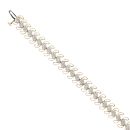 9ct Yellow Gold 0.50ct Brilliant Cut Diamond Bracelet 7"