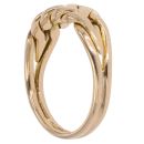 18ct Yellow Gold Braid Patterned Fancy Ring