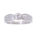 18ct White Gold 0.25ct Diamond Solitaire Ring