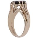 9ct Yellow Gold Garnet Signet Ring