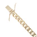 9ct Yellow Gold ID Curb Bracelet 8"