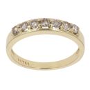 18ct Yellow Gold 0.50ct Tinted Diamond Eternity Ring
