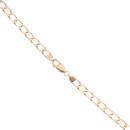 9ct Yellow Gold Square Curb Chain 20"