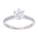 18ct White Gold 1.01ct Diamond Solitaire Ring
