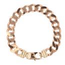 9ct Yellow Gold Curb Bracelet 9"