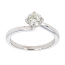 9ct White Gold 0.50ct Diamond Solitaire Ring